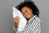 Satin Pillowcase with Zipper for Hair and Skin Care, Feels Soft and Cool Like a Silk Pillowcase, White Satin Pillow Cases 2 Pack, Slik Pillow Cove...