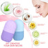 GeeRic Ice Face Roller, Silicone Ice Facial Rollers, Cube Face Contour for Eyes Neck, Beauty Facial Massage Roller Remove Dark Circle Pore Shrink ...