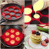 Flip N Cook Pancake, Flip N Cook Silicone Pancake Mold, Flip and Cook Pancake Maker, Reusable Fried Egg Molds, Flip'n'cook Silicone Pancake Mold, ...