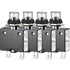 Thermal Circuit Breaker, 40 Amp Push Button Manual Reset Circuit Breaker 32V DC 125/250VAC 50/60Hz with Quick Connect Terminals and Waterproof But...