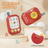Baby Cell Phone Toy for Boys Girls 6 12 18 Months, Musical Soothing Piano Song Learning, Early Educational Camera Sound Activities Pretend Play, M...