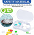 4PCS Pill Case for Purse Small Pill Organizer Portable Travel Daily Pill Containers AM & PM Mini Pill Box Vitamin, Fish Oil, Supplement Holder...