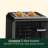Cuisinart CPT-122BK 2-Slice Compact Plastic Toaster, Black...