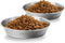 Cat Food Bowls, 2 Pcs Stainless Steel Cat Food and Water Bowls, Whisker Fatigue Shallow Cat Dishes, Small Dog Puppies Fat Faced Cat Kitten Supplie...