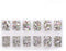 4200 Pieces Flat Back AB Rhinestones for Craft, Round Crystal Gems Stickers for Clothes, 1.5 mm - 4.8 mm, 6 Sizes...