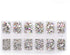 4200 Pieces Flat Back AB Rhinestones for Craft, Round Crystal Gems Stickers for Clothes, 1.5 mm - 4.8 mm, 6 Sizes...