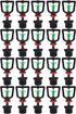 20 Garden Irrigation Nozzles, 360° Swivelling Irrigation Sprinklers, Atomised Rotary Irrigation Nozzles with G1/2 Male Thread for Greenhouse Garde...