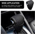 1 PC Car Shift Knob Cover, 5D Mesh Fabric Velcro Opening T-Shaped Sweat-Absorbent Non-Slip Breathable Gear Shift Head Dust-Proof Decorative Cover,...