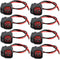 8 Pcs EV6 EV14 Fuel Injector Connector Pigtail Wire Harness Compatible with Chevrolet Suburban 2500 2008-2013/ Ford Mustang 2009-2013/ Lincoln MKS...