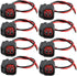 8 Pcs EV6 EV14 Fuel Injector Connector Pigtail Wire Harness Compatible with Chevrolet Suburban 2500 2008-2013/ Ford Mustang 2009-2013/ Lincoln MKS...