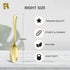 100 Pack Gold Small Spoons - 4 Inch Gold Mini Spoons - Heavy duty Mini Spoons For Dessert, Ice Cream, Tastings, Cocktails, BPA Free Dessert Spoons...