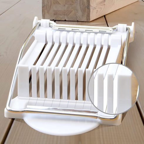 Qaxlry Slicer, Multipurpose Luncheon Meat Slicer with Stainless Steel Wire Cuts 11 Slicers for Banana, Egg, Cheese, Soft Food and Ham...