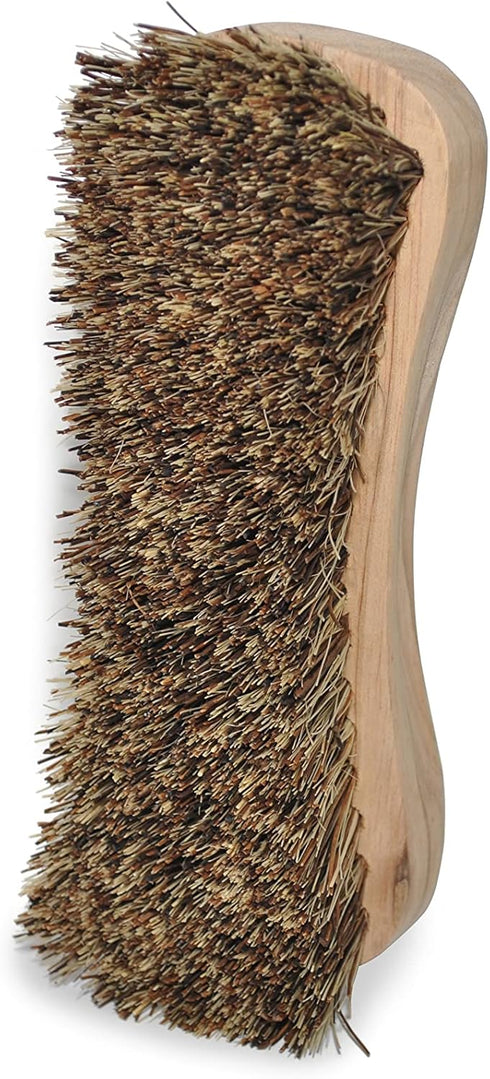 All-Natural Wooden Scrub Brush Set | Wooden Handle | Palmyra Bristle Brush for Cleaning | Eco Friendly Cleaning Products | Scrub Brush Set of 2...
