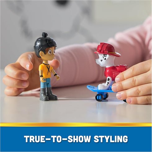 Paw Patrol Marshall & Daring Danny X Figures Set with Skateboard, Kids Toys for Boys and Girls Ages 3 and Up...
