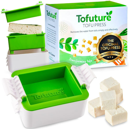 Tofu Press by Tofuture - The Original and Best Tofu Press. Easily And Quickly Remove Water from Tofu to Improve the Flavor and give Perfect Textur...