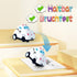 12PCS Puzzle Track Car Paly Set (Universe) with Multiple Assembly Options, Children's Educational Puzzle Track Car Play Set, RailCar Building Toys...