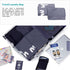 HOMEST XL Wash Me Travel Laundry Bag, Dirty Clothes Organizer, Large Enough to Hold 4 Loads of Garments, Easy Fit a Hamper or Clothing Basket, Gre...