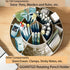 Rotating Desk Organizer, 360° Rotating Pencil Pen Holder for Desk, Desk Organizers and Accessories with 11 Slots Pencil Organizer, Art Supply Stor...