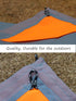Pocket Picnic Blanket, Sandproof Lightweight Pocket Camping Tarp, 55?x60? Foldable & Fits into Small Bag, Water Resistant Washable Quick Dry Compa...