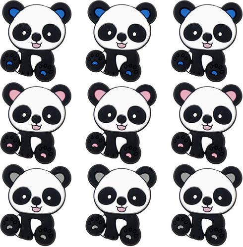 ZZXLLRO 9Pcs Knitting Needle Stoppers, Cute Panda Knitting Needle Point Protectors for Beginners Knitting Crochet Hand DIY Supplies Accessories...