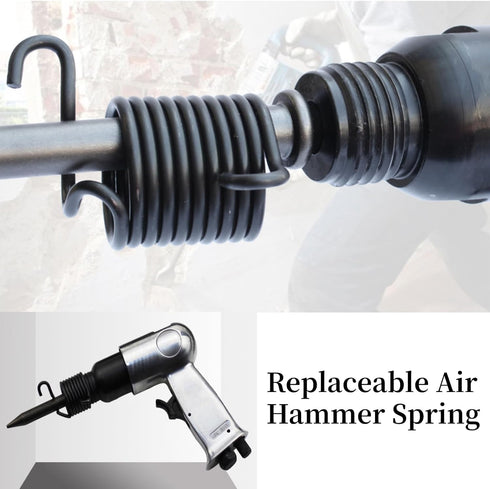 Air Hammer Quick Spring Retainer, drain cleaner nozzle air chisel retaining spring Replaceable Air Hammer Metalworking Chisels for 150 190 250 Pne...