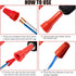 Twisting Wire Tool Set, 3 Way/ 5 Way Tool Stripping Wire and Wire Tool Cap Twisting with 1/4" Chuck (Red), Stripper Wire and Twister, Connector Tw...