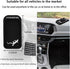 Car Dashboard Phone Holder, Non-Slip Double-Groove Auto Cell Phone Pad Mat with Number Plate, Universal Vehicle Phone Mount for All Smartphones, G...