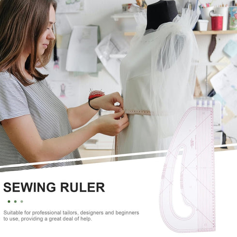 DOITOOL Sewing Pattern Maker Pattern Marking Ruler Fashion Design Ruler Garment Making Marking Curve Ruler for Pattern Making...