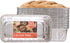 PARTY BARGAINS 2 Lb Aluminum Loaf Pan - 20 Pack, 8.5" x 4.5" x 2.5" Heavy Duty Disposable Bread Pans for Perfect for Baking, Lasagna, Meatloaf & F...