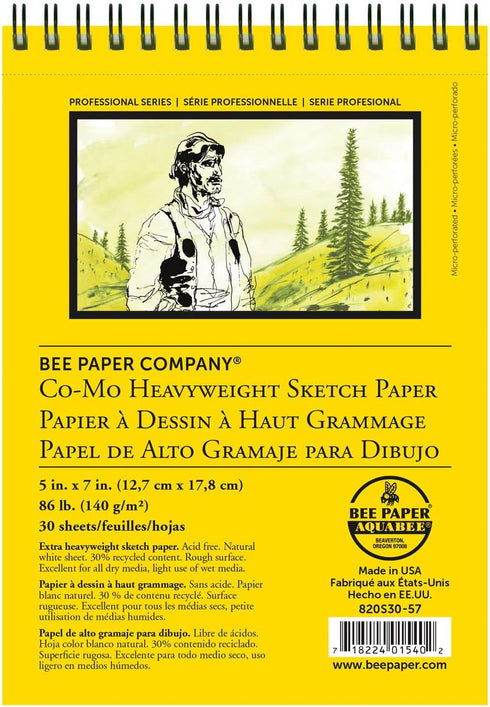 Bee Paper Co-Mo Sketch Pad, 5-Inch by 7-Inch...