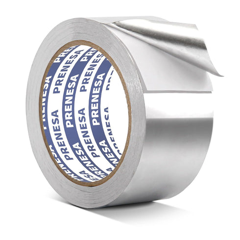 Aluminum Foil Tape Heavy Duty - 2 Inches x 65 Feet (22YD) High Temperature Aluminum Foil Tape,Silver HVAC Sealing Patching Hot Cold Air Duct Tape ...