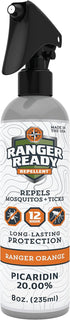 Ranger Ready Picaridin Insect Repellent, Ranger Orange Scent - DEET-Free Tick and Mosquito Repellent Bug Spray (8 Oz., Pack of 1)...