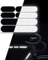 Elos Reflective Gear 3M Reflective Black Stickers - Reflective Helmet Tape, Motorcycle Reflective Tape, Hi Viz Stickers for Helmets - Discreet Bla...