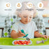 2 Pcs Baby Forks Toddler Forks for Self Feeding, Kids Forks with Silicone Round Handle, Stainless Steel Toddler Utensils Children Safe Silverware ...