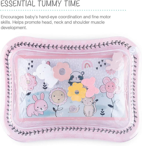 The Peanutshell Tummy Time Water Play Mat for Babies, Inflatable Sensory Developmental Toy, Newborn & Infant Baby Toys 0-6 Months, New Born Baby E...