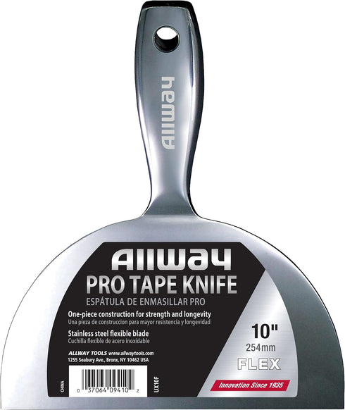 ALLWAY UX10F Premium One-Piece Flex Stainless Steel Joint Knife, 10"...