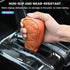 Car Gear Shift Cover, Waterproof PU Leather Manual/Automatic Automotive Gear Stick Shift Knob Rod Dust Cover Protector with Velcro, Vehicle Interi...