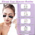 5 Pairs Reusable Eye Patches Silicone Reusable Under Eye Patches,Under Eye Patches for Skin Care Effect to Reduce Wrinkles & Fine Lines(Blue/Purpl...
