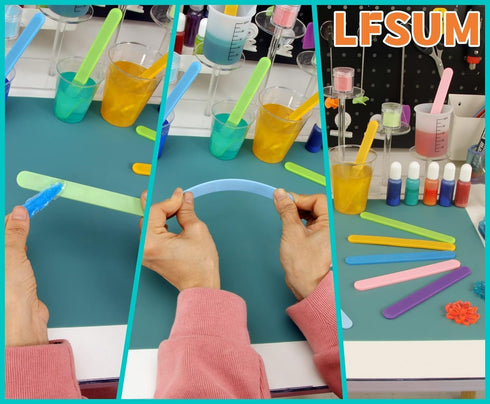 4 PCS Silicone Stir Sticks, Reusable Silicone Popsicle Sticks for Mixing Resin, Epoxy, Liquid, Paint, Making Glitter Tumblers(4-Silicone Stir Stic...