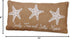 The Country House Collection Sandy Toes and Salty Kisses Starfish 6 x 12 Burlap Decorative Throw Pillow...