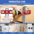 Cabinet Hardware Jig,Cabinet Hardware Template Tool,Adjustable Woodworking Drill Guide,Punch Locator Drill Guide for Installation of Door Drawer K...