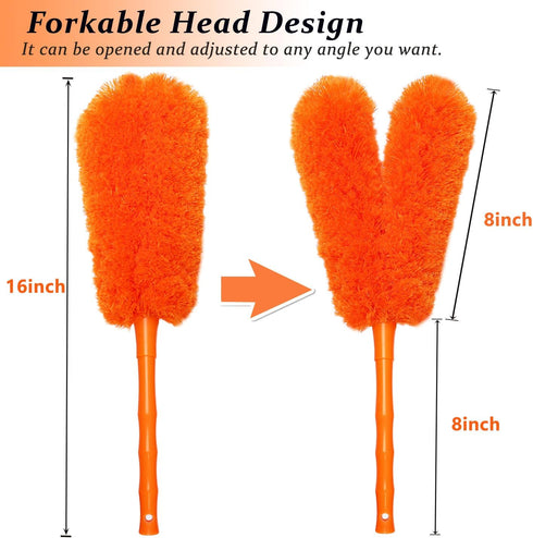 16 inch Microfibre Feather Duster, Big Microfibre Duster Make Home Cleaning More Efficient and Easy, Cleaning Tool for Office, Fan, Car, Computer,...