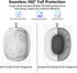 for AirPods Max Case Clear Glitter,3 in 1 Clear Soft TPU Ear Cups Case Cover/Ear Pad Case Cover/Headband Cover for Airpods Max Case Cover,Case for...