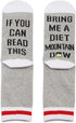 TSOTMO 2 Pairs Drink Gifts If You Can Read This Bring Me A Dirink Novelty Sock...