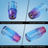 payanwin Universal Car Manual Shift Lever, Crystal Bubble Blue + White Gear Shift Knob ?10CM?...