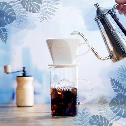 Kalita Coffee Dripper Ceramic 1-2 Person White 101-Lotto #01001...