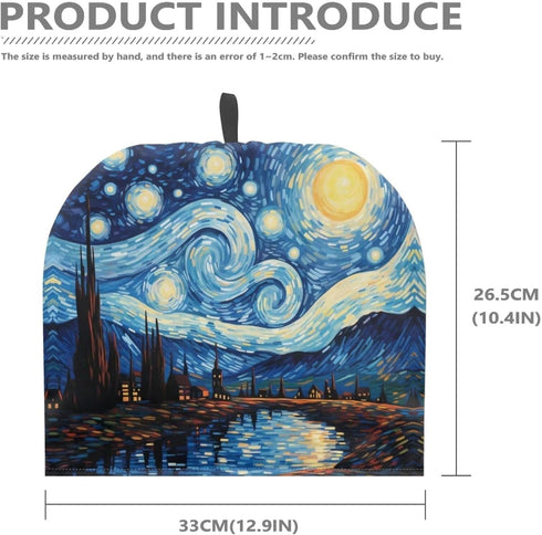 Hudotybom Starry Night Tea Cozy for Teapot Insulated Large Teapot Cover to Keep Warm Tea Kettle Cover Machine Washable Coffee Pot Cloth Covers Kit...