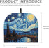 Hudotybom Starry Night Tea Cozy for Teapot Insulated Large Teapot Cover to Keep Warm Tea Kettle Cover Machine Washable Coffee Pot Cloth Covers Kit...