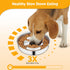 PETTOM Dog Bowl Slow Feeder, Non Slip Stainless Steel Slow Feeder Dog Bowl 3 Cups Metal Dog Food Bowls for Small Medium Dogs Double-Sided Design P...