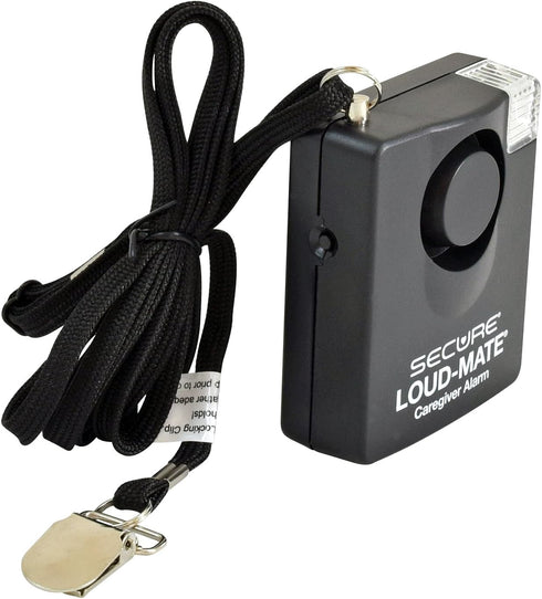Loud-Mate 120 dB Pull-Cord Chair, Wheelchair, Bed Alarm for Elderly Adults - Chair Alarms and Fall Prevention for Elderly Dementia Patients - Batt...